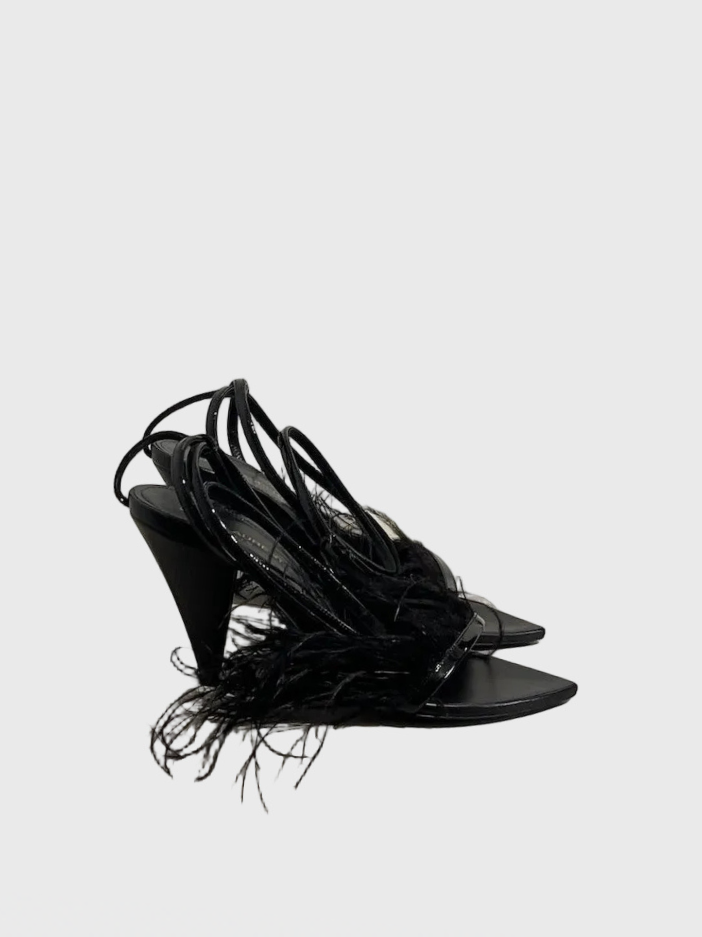Sandales Saint Laurent noires T.36