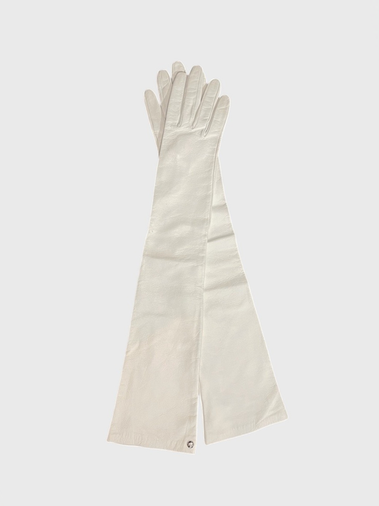 Gants Fendi blancs T.M
