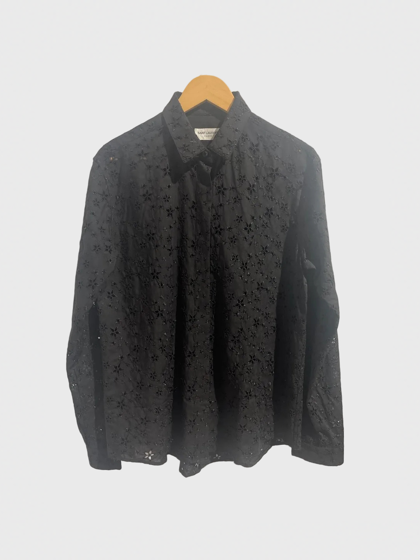 Chemise Saint Laurent noire T.42