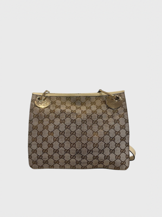 Sac Gucci toile GG beige