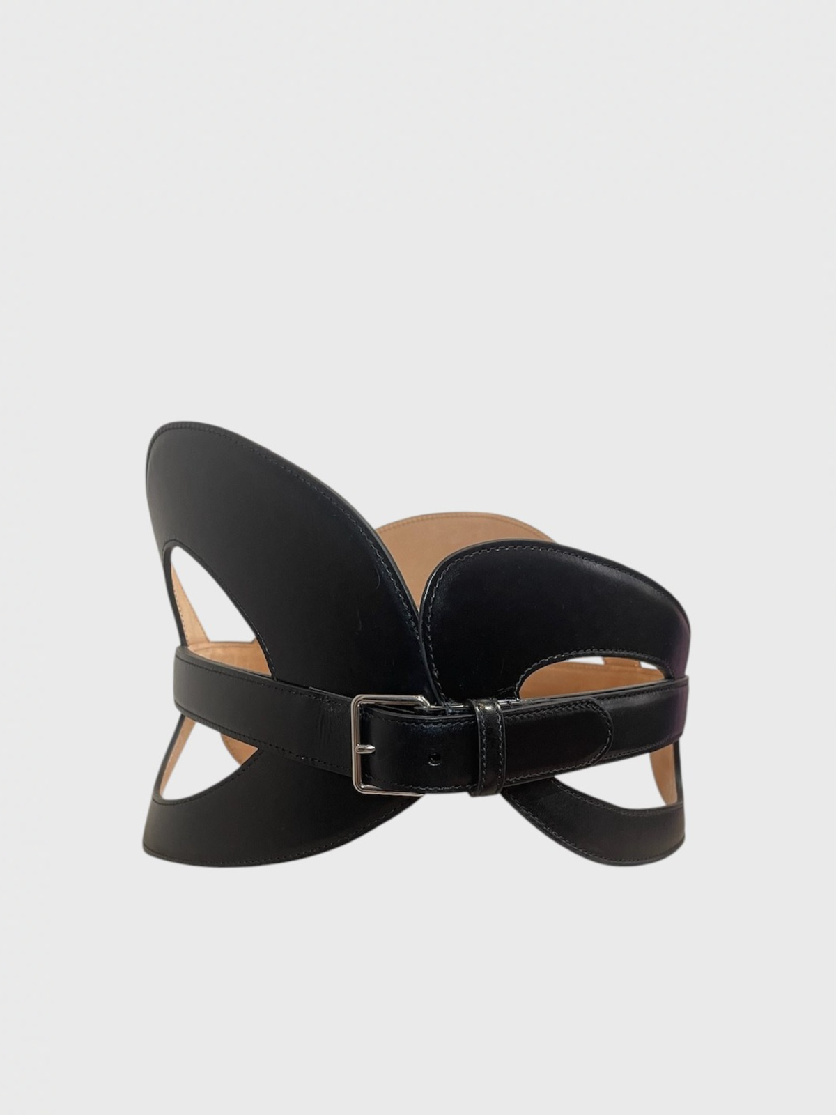 Ceinture Alexander McQueen noire T.85