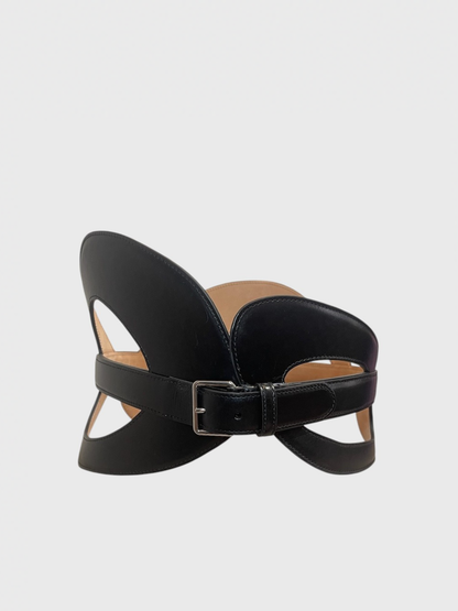 Ceinture Alexander McQueen noire T.85