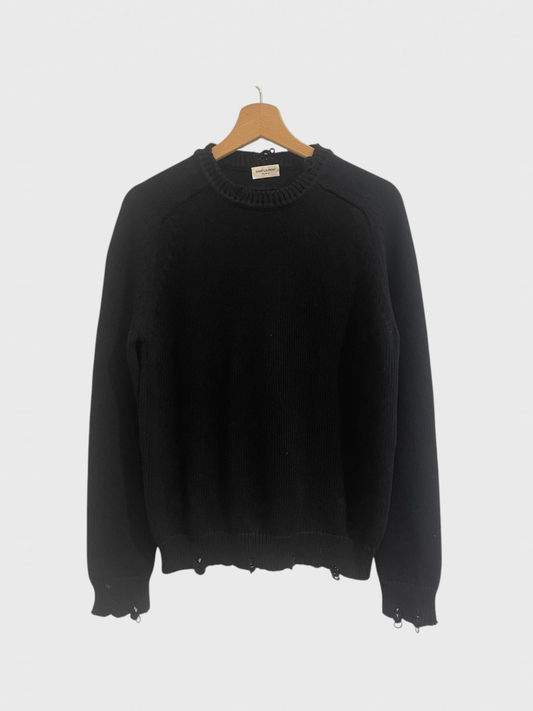 Pull Saint Laurent noir T.S
