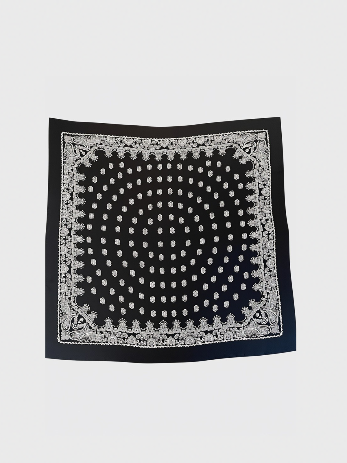 Foulard Saint Laurent bandana noir