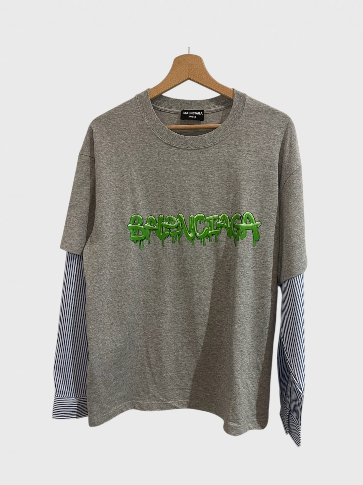 T-shirt Balenciaga gris T.XS