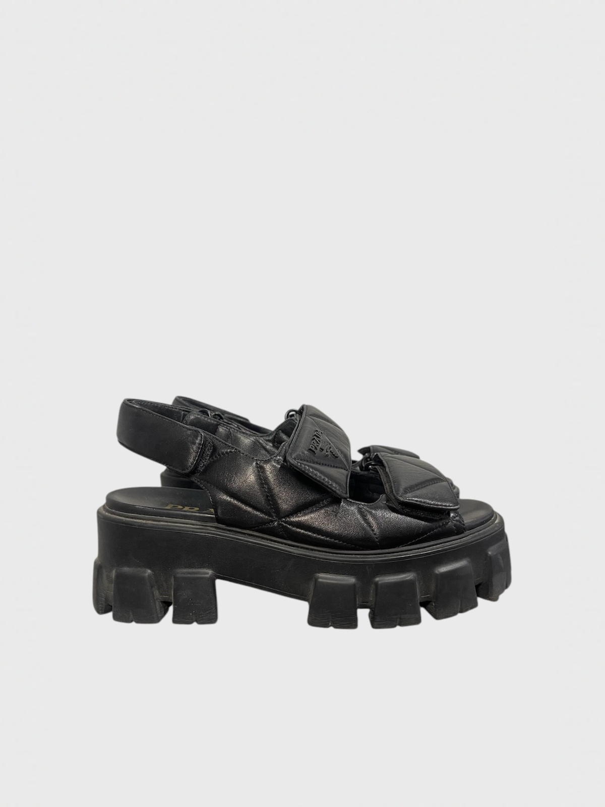 Sandales Prada noires T.37