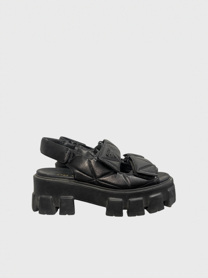 Sandales Prada noires T.37