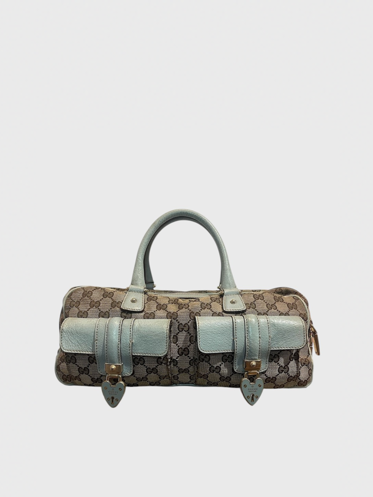 Sac Gucci toile Lock Heart