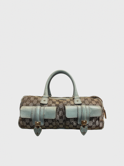 Sac Gucci toile Lock Heart
