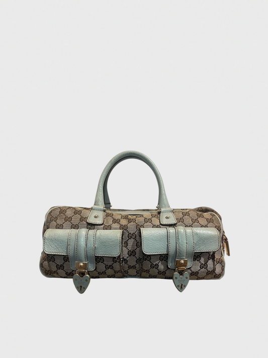 Sac Gucci toile Lock Heart