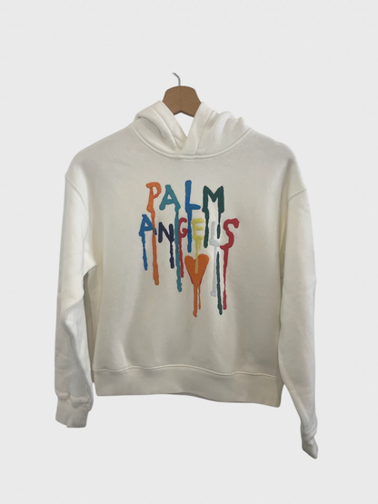 Sweat Palm Angels blanc T.12 ans