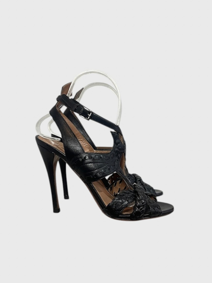 Sandales Alaia noires T.37,5
