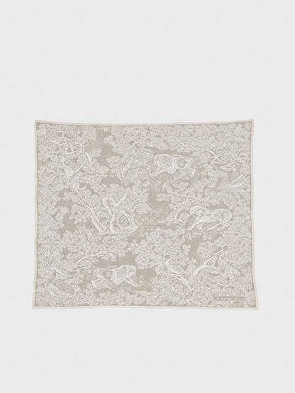 Foulard Dior dentelle blanche
