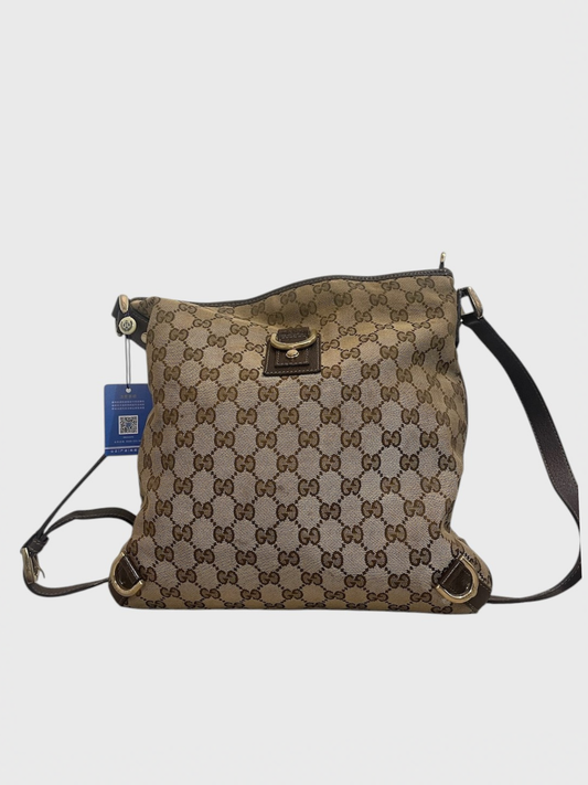 Sac Gucci toile GG beige