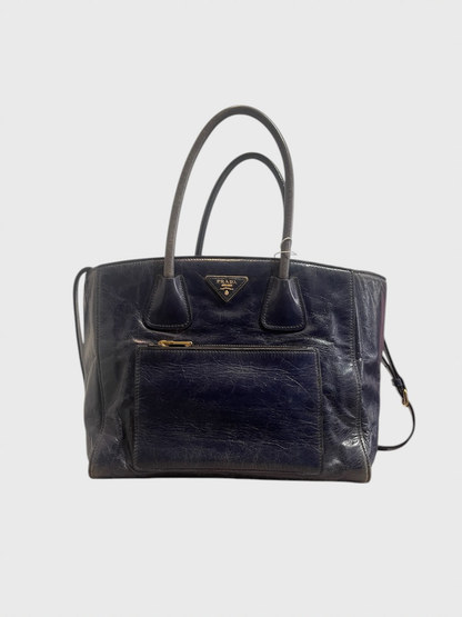 Sac Prada bleu marine