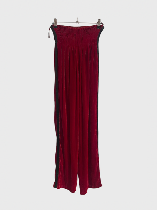 Pantalon Jean Paul Gaultier rouge T.S