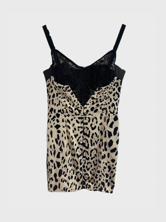 Robe Dolce & Gabbana léopard T.42