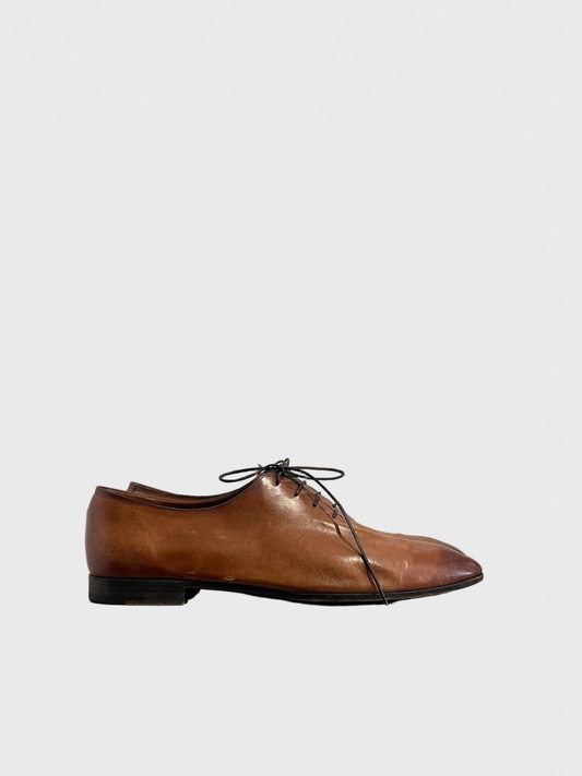 Derbies Berluti camel T.45