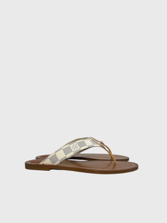 Sandales Louis Vuitton Azur Sunny T.38,5