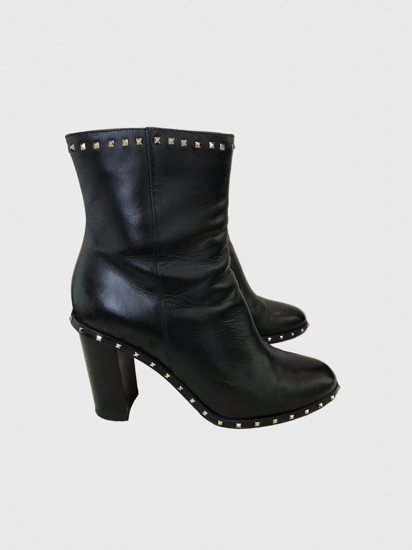 Boots Valentino noires T.38,5