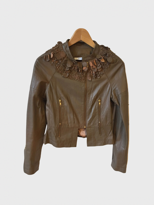 Veste Givenchy en cuir T.38