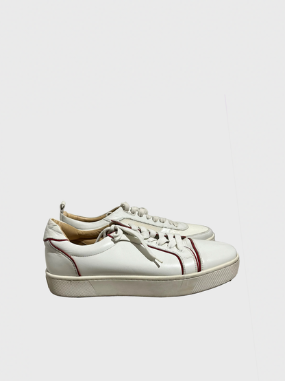 Baskets Louboutin blanc T.46