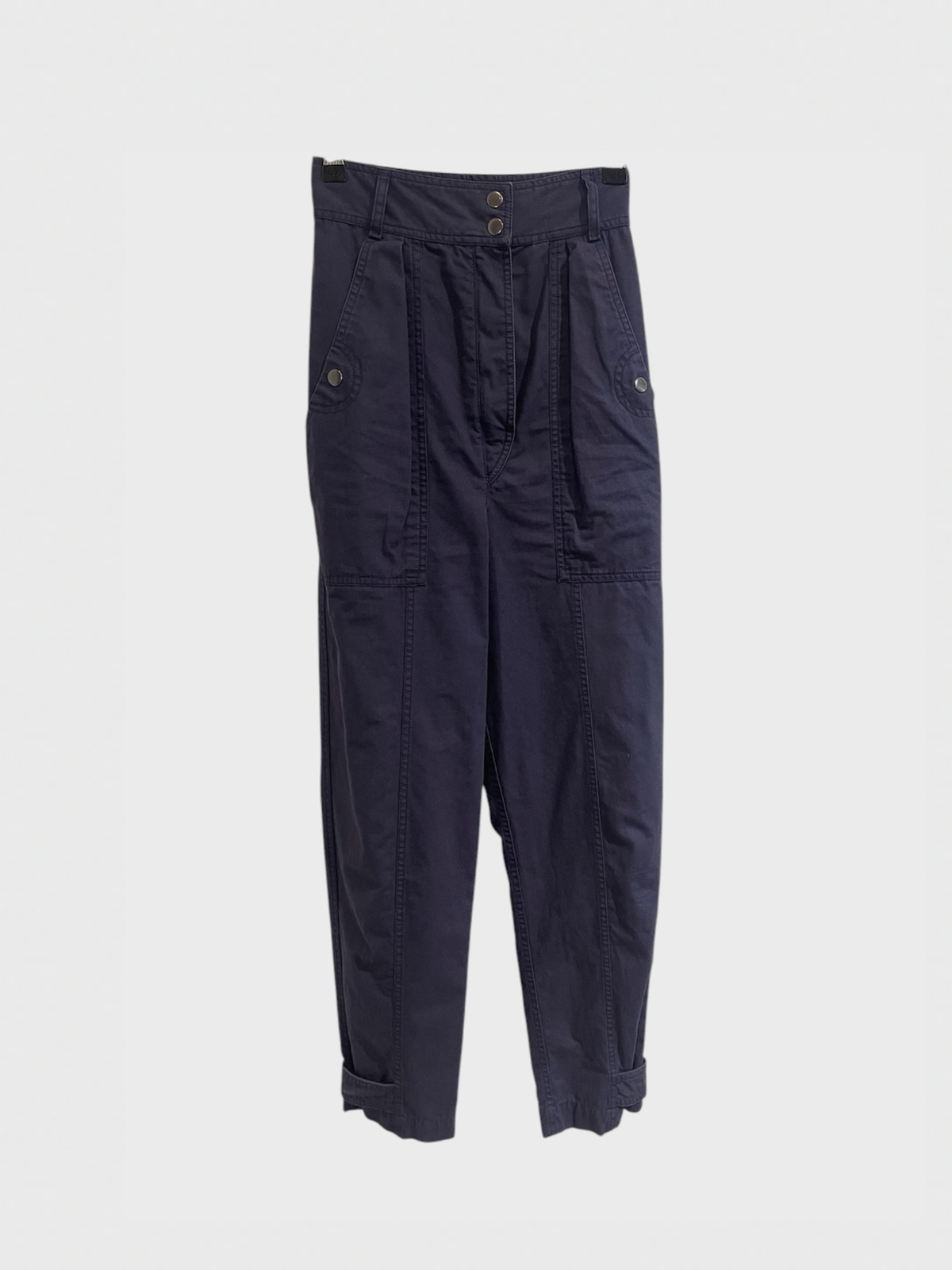 Pantalon Isabel Marant bleu marine T.32