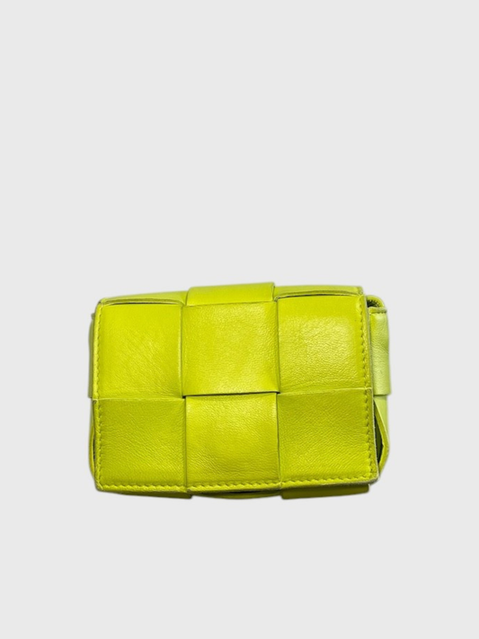 Sac Bottega Veneta Candy Cassette vert