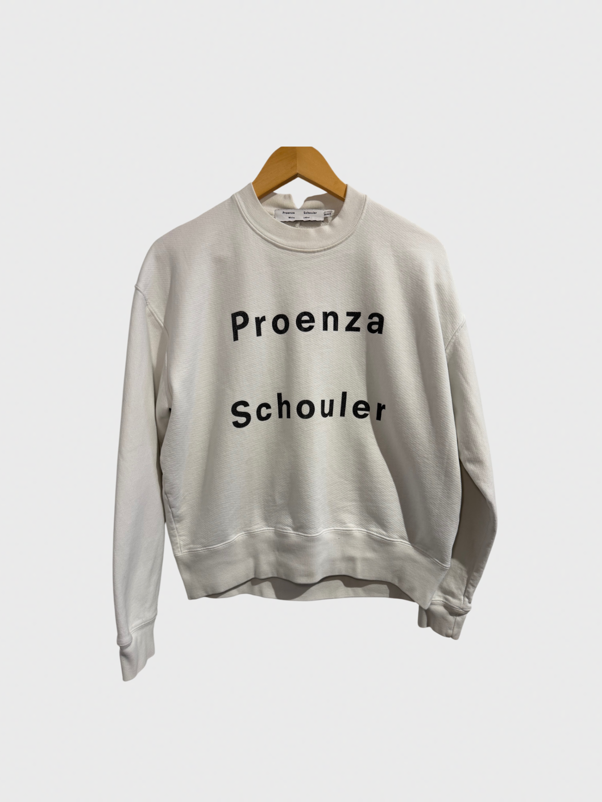 Sweat Proenza Schouler blanc T.XS