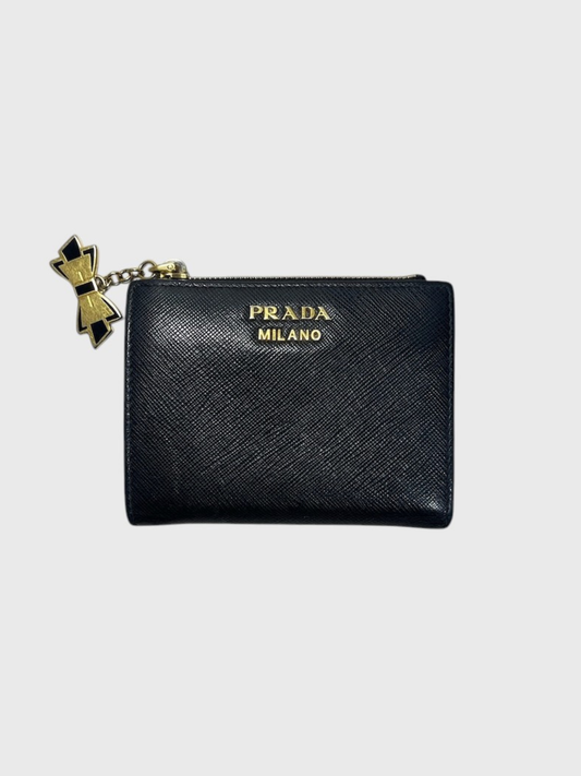Portefeuille Prada noir