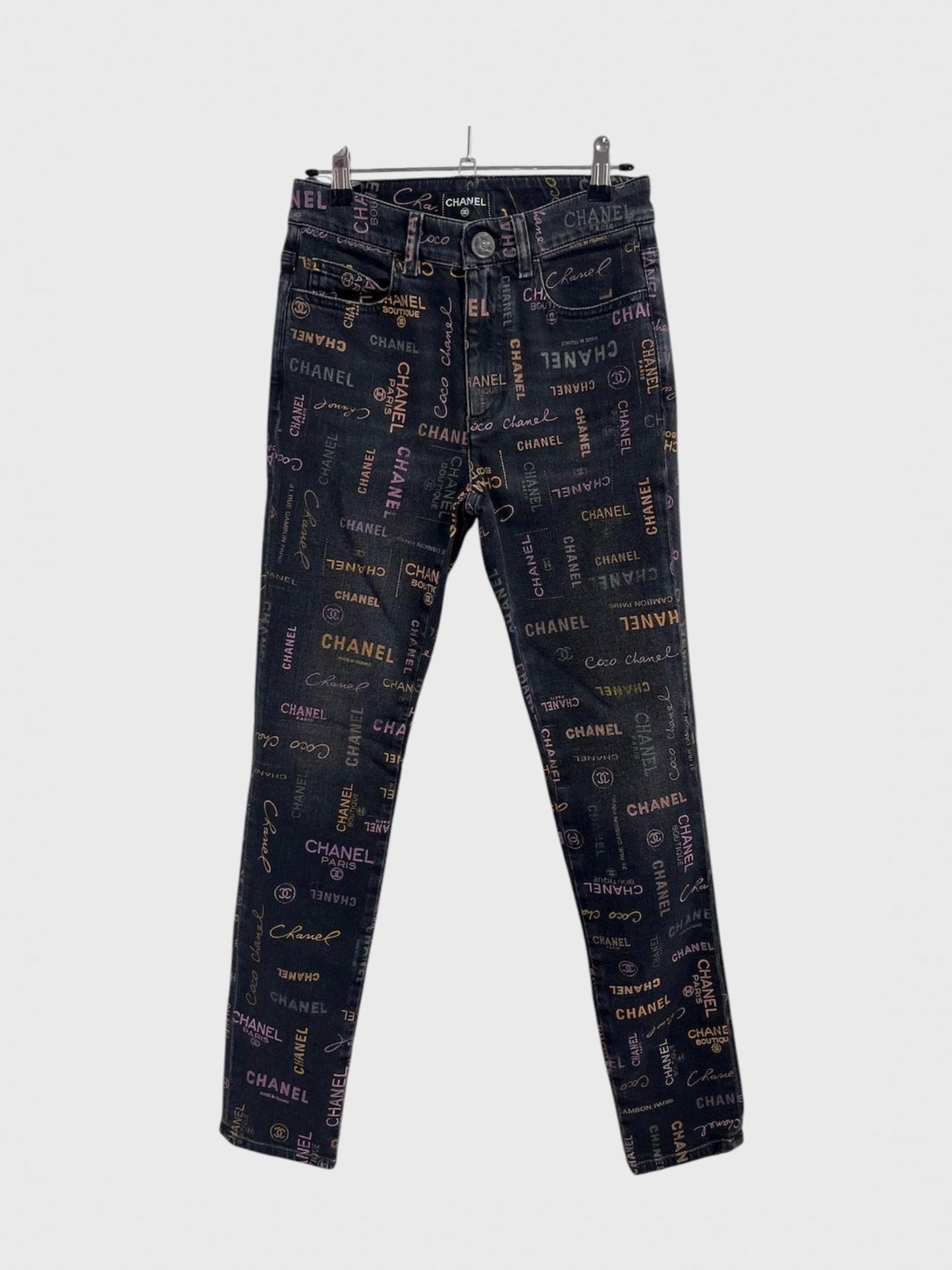 Jeans Chanel noir T.34