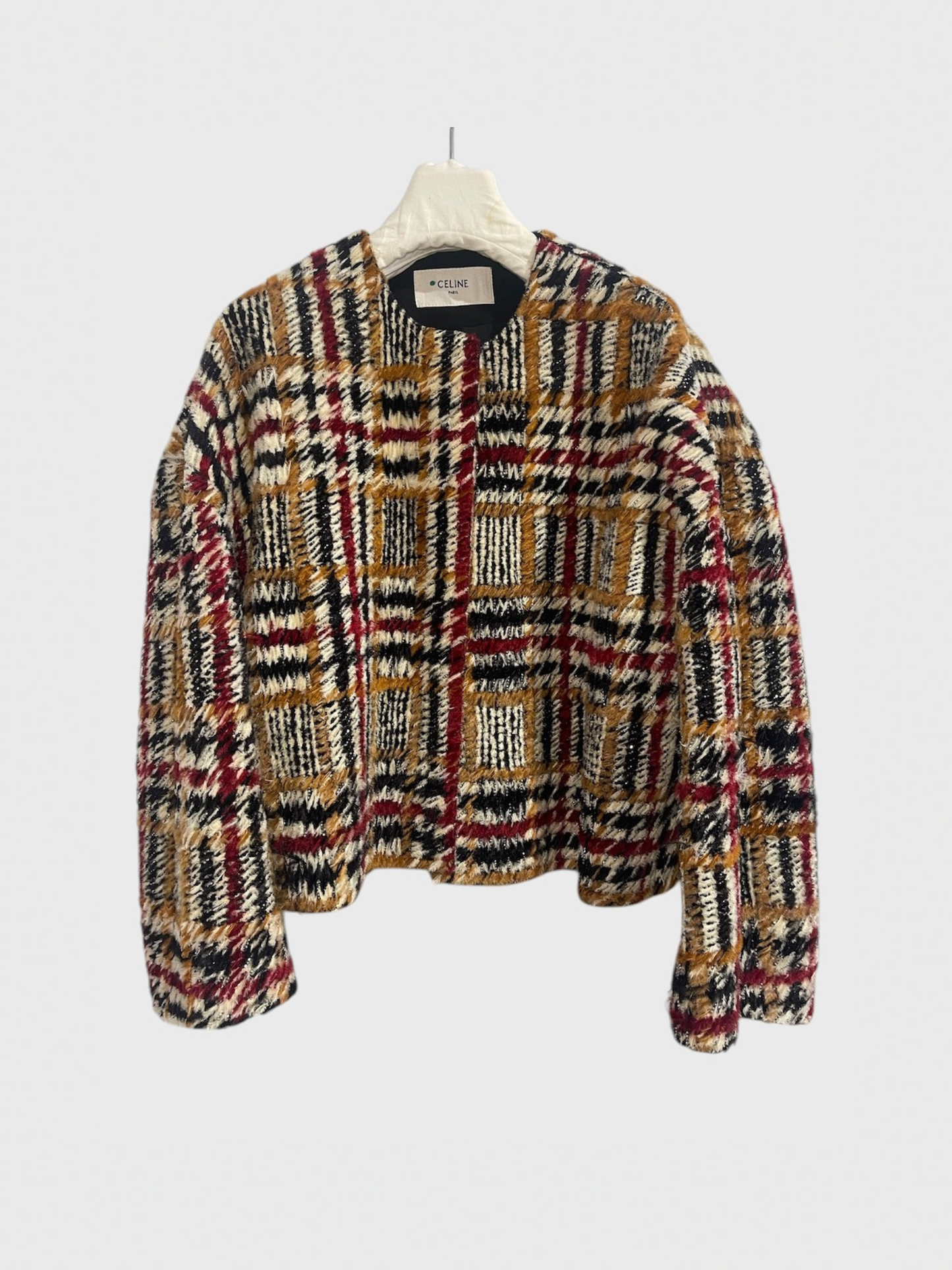 Veste Celine en plumes T.M