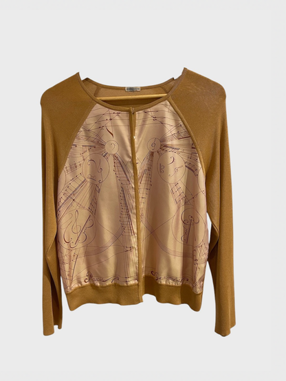 Cardigan Hermès beige T.M