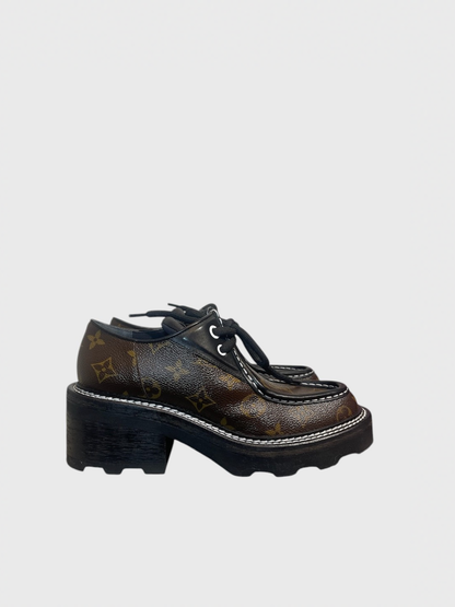 Derbies Louis Vuitton Beaubourg T.37