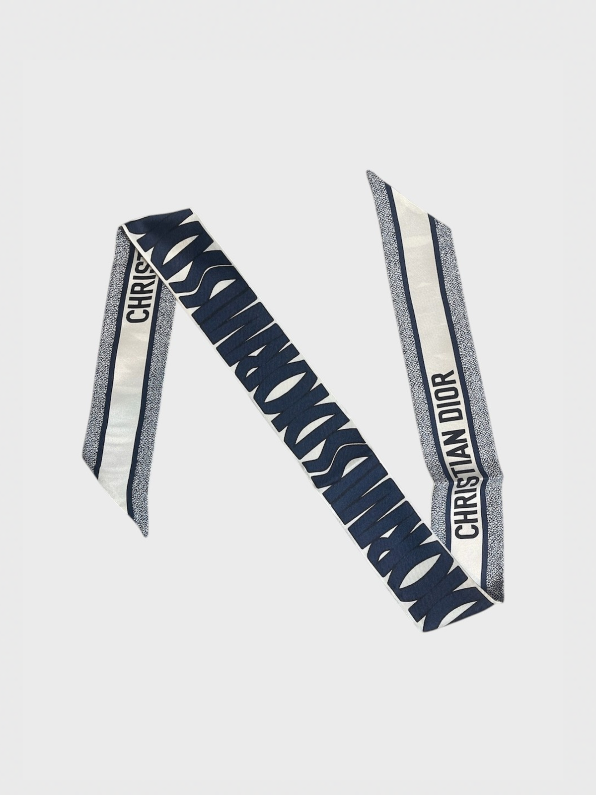 Foulard Dior Mitzah Miss Dior bleu marine
