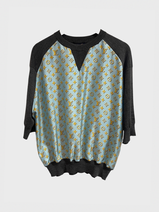 Pull Louis Vuitton gris T.XL