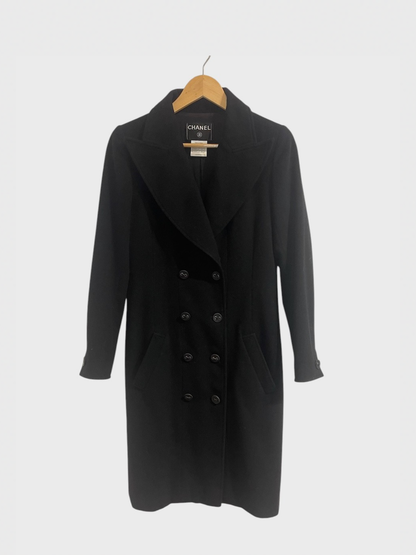 Manteau Chanel noir T.34