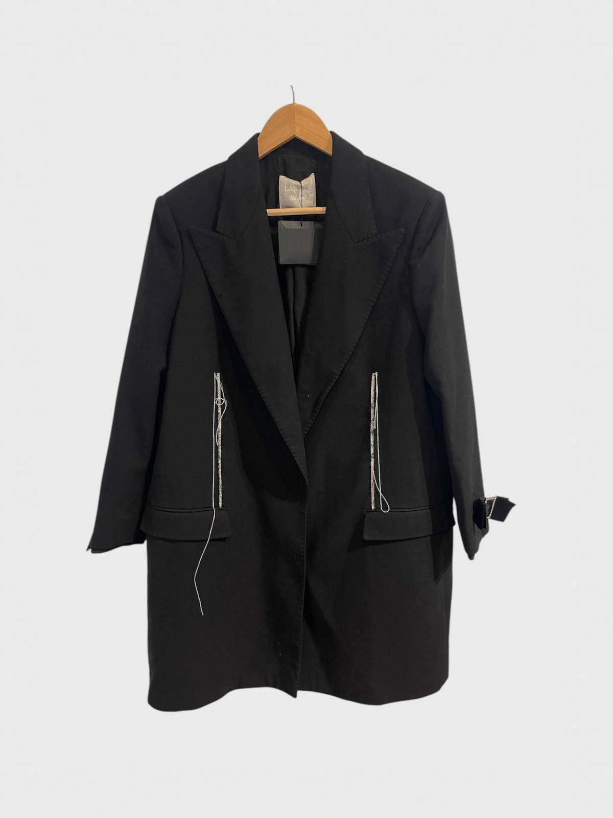 Manteau Lanvin noir T.M.
