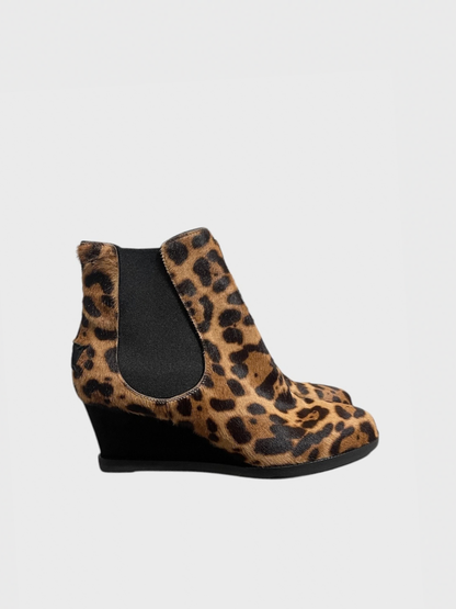 Bottines Fendi léopard T.38