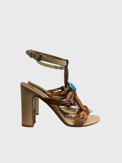 Sandales Valentino beiges T.35