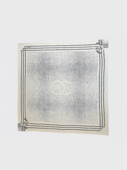 Foulard Chanel pois écru