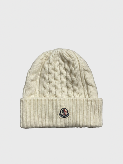 Bonnet Moncler écru