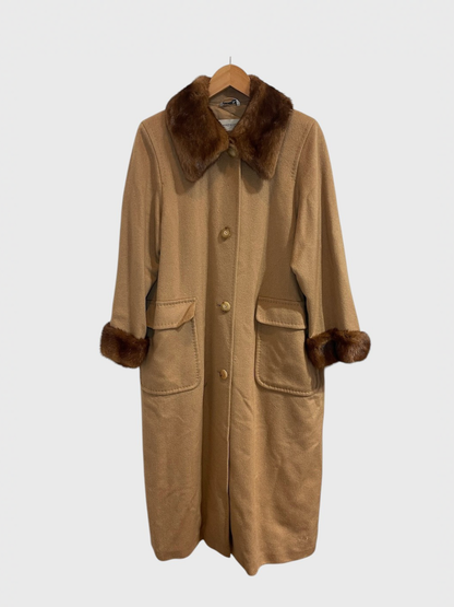 Manteau Marina Renaldi camel T.L