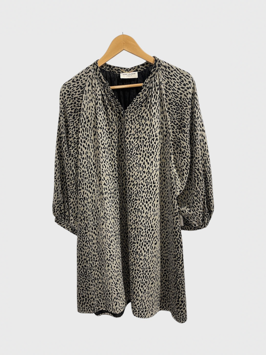 Robe Saint Laurent léopard T.40