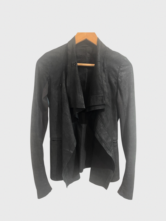 Veste Rick Owens noire T.36