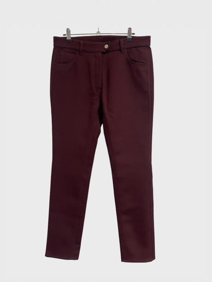 Pantalon Courrèges bordeaux T.40