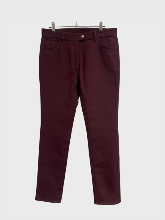 Pantalon Courrèges bordeaux T.40