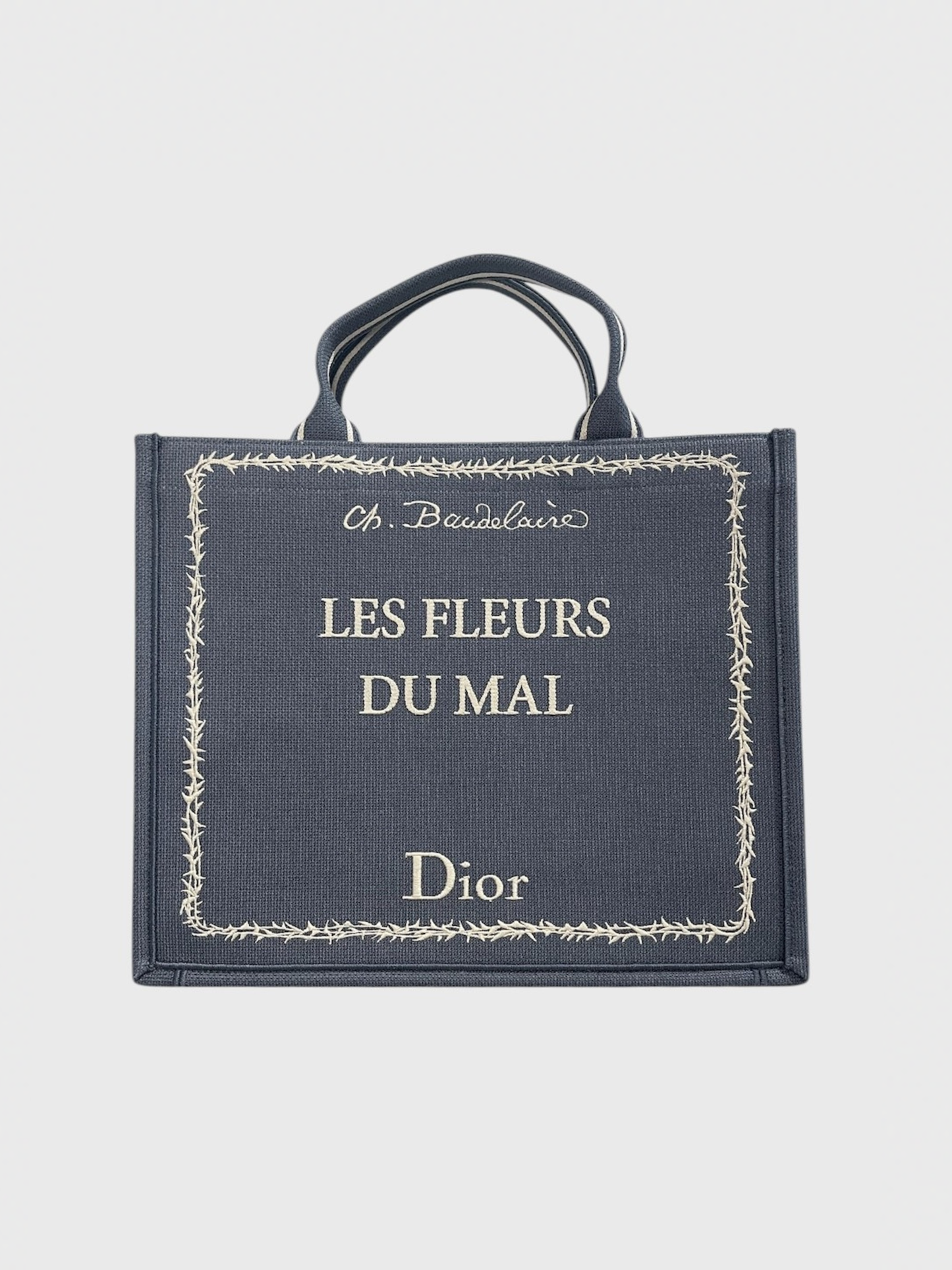 Sac cabas Dior Book Tote bleu