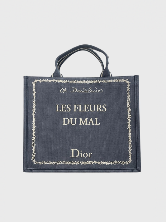 Sac cabas Dior Book Tote bleu