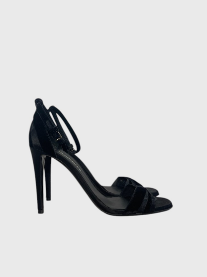 Sandales Emporio Armani noires T.38